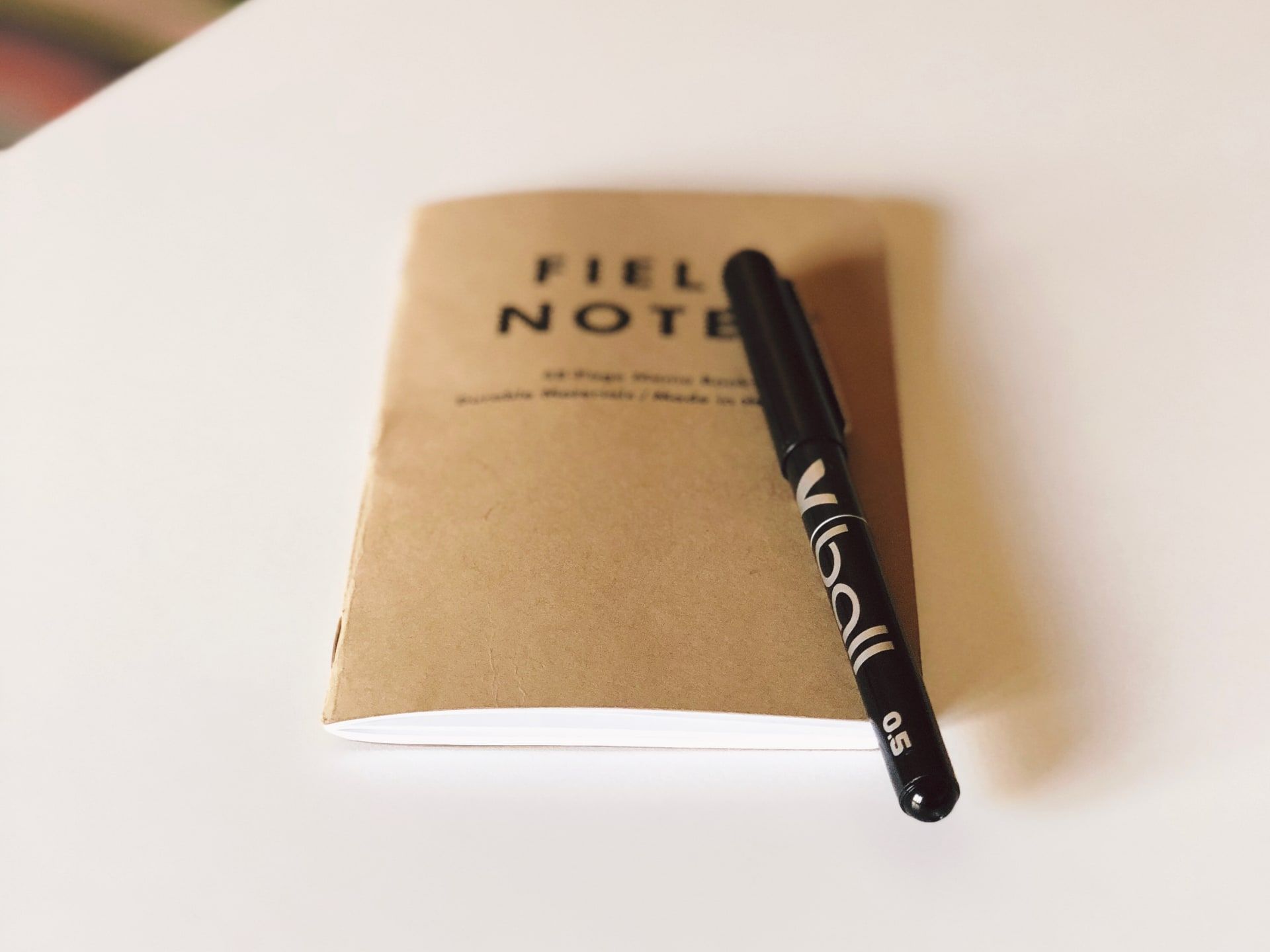 En Field Notes-anteckningsbok
