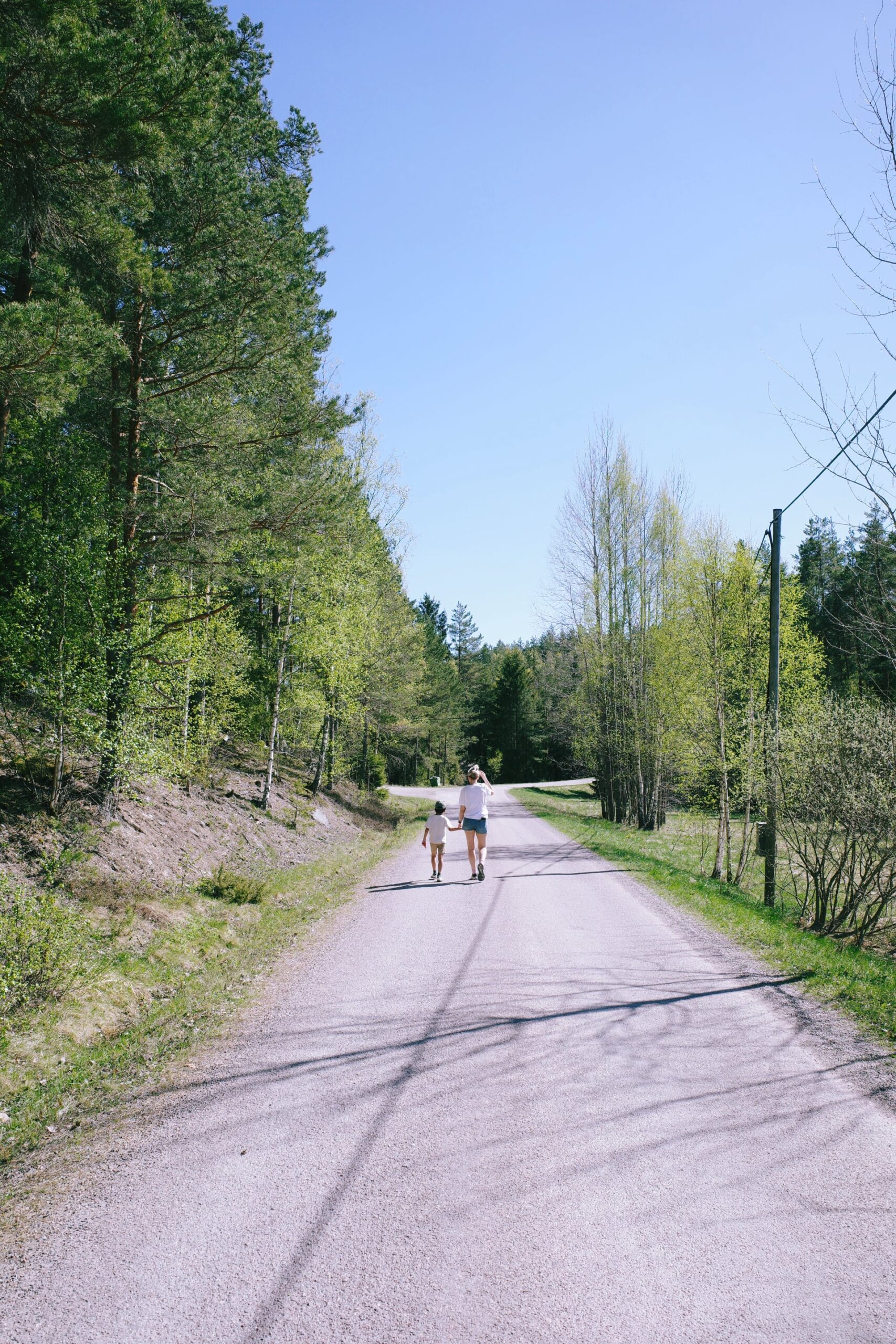 Max och Helena promenerar