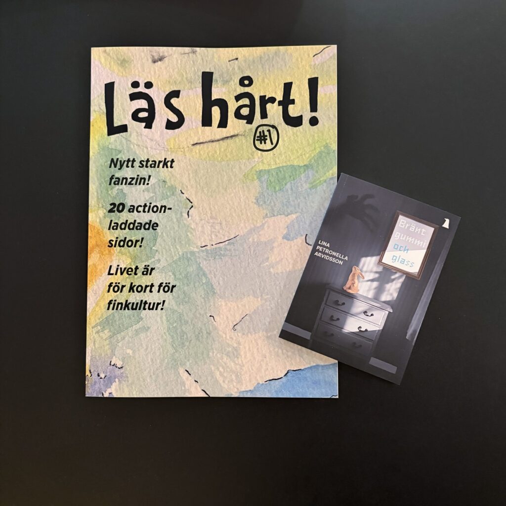 Läs hårt! #1 och Kraxa-novellen "Bränt gummi och glass"